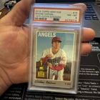 2019 Topps Heritage Shohei Ohtani 1970 Cloth Stickers PSA 8 SSP