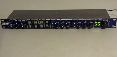 Lexicon MX200 Dual Reverb Effektprozessoreinheit Hallverzögerung getestet funktioniert