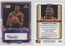 2021 Leaf Pro Set Power Base Purple Spectrum Foil /20 N'Faly Dante #BA-ND1 Auto