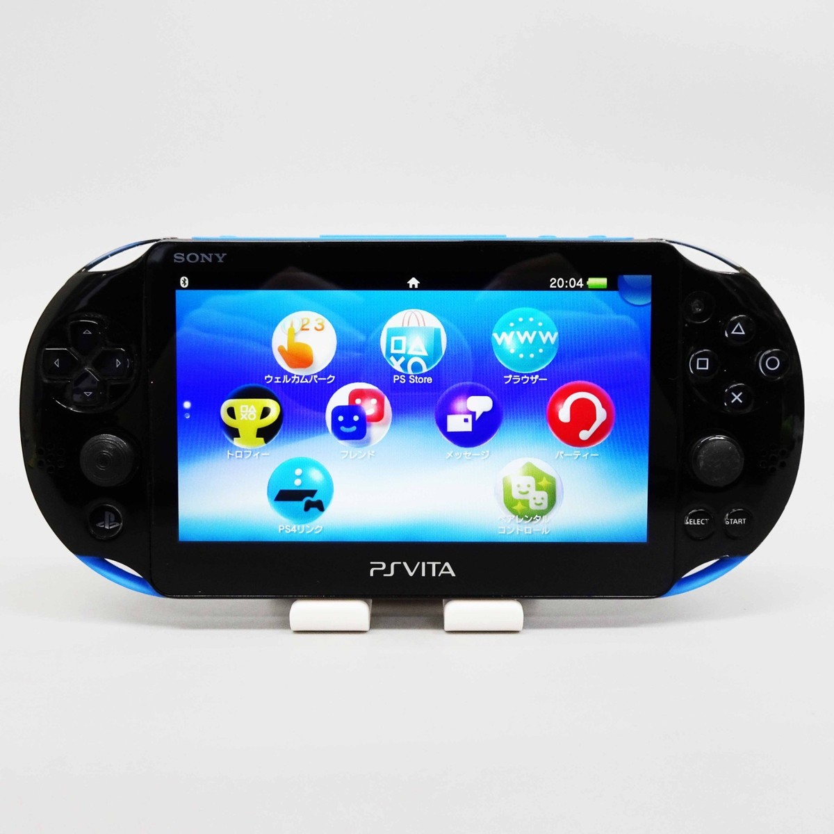 Sony Playstation PS Vita Blue Black PCH-2000 Console only PSV Slim