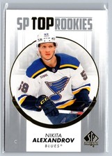 2022-23 SP Authentic - Top Rookies Nikita Alexandrov #TR-44 (RC)
