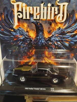 2025 M2 Machines - Auto Drivers Black & Gold 1968 Pontiac Firebird