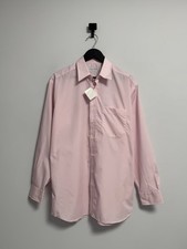 Christian Dior Jeune Homme Light Pink Button Up Long Sleeve Size 16 41-4