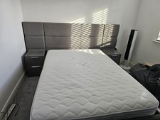 Bed frame with Dreams Tadley Mattress and Two Bedside Drawers