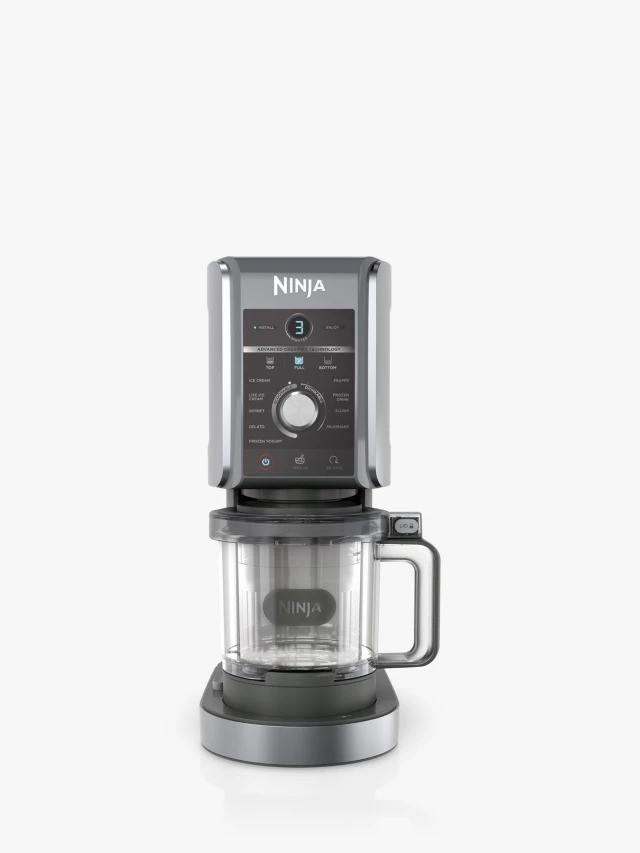 Ninja NC501UK CREAMi Deluxe Ice Cream & Frozen Drink Maker (Missing Items)