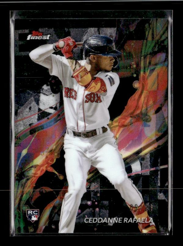2024 Finest #18 Ceddanne Rafaela Rookie Black Refractors #/20 Boston Red Sox