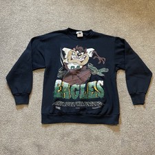 Vintage Philadelphia Eagles 1994 Taz Tazmanian Devil Warner Bros Sweatshirt XL