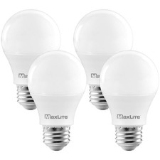 MaxLite A19 LED Bulb, Enclosed Fixture Rated, 60W Equivalent, 800 Lumens, Dim...