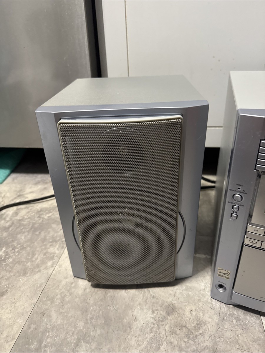 Sharp XL-MP130 Micro Stereo – 5-CD Changer, Cassette Deck, MP3 CD