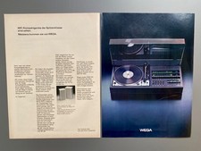 Wega system HiFi Stereo die Technik hält...  1973 Vintage Ad Werbung Reklame F43