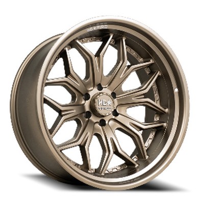 22x11 Luxxx HD LHD PRO 5 All Satin Bronze Wheel 6x5.5 (-33mm)