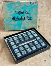 Craftool Co. 8031 1/2” Western Alphabet Leather Embossing Stamping Die Set