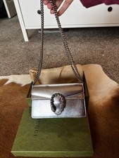 Authentic Gucci Dionysus Super Mini Silver Me...