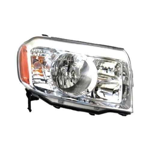 Headlight For 2009-2011 Honda Pilot Right Side Chrome Housing Clear Lens -CAPA