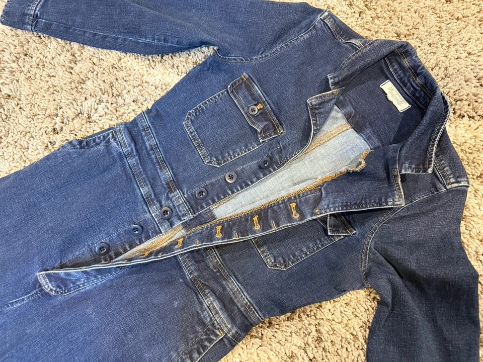 Mono ajustado de mezclilla para mujer Madewell en lavado Stanwick talla 6 Foto 2 de 4