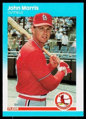 1987 Fleer Update John Morris #U-83 St. Louis Cardinals