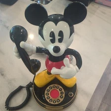 Mickey Mouse Vintage Touch Tone Telephone 1997 Disney Y2K Telemania