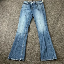 MOTHER The Runaway Skinny Flare Jeans Women's Size 30 Whats Your Sign