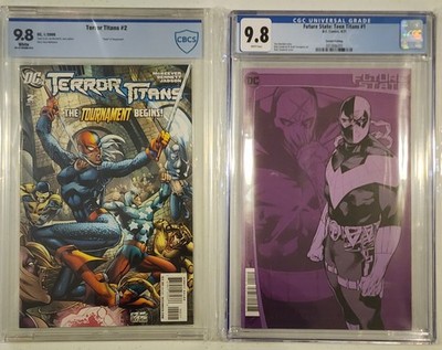Terror Titans 2 1st Red X Mention in DC Comic Future State Red X Variant CGC 9.8