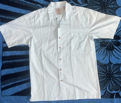 Panama Jack Button Up Short Sleeve Hawaiian Pocket Shirt Men's M