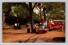 St Louis MO-Missouri Zoo Line Railroad Forest Park Vintage Postcard