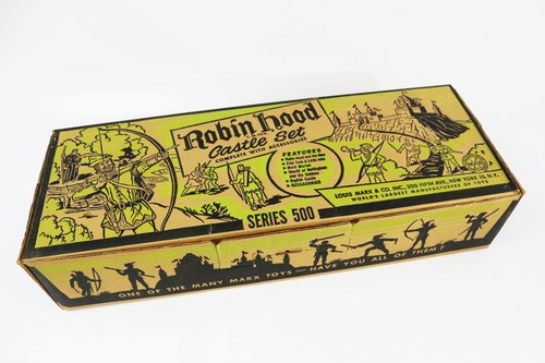 Vintage 1956 Complete Marx Robin Hood Castle Set 4723 Series 500 W/Original Box