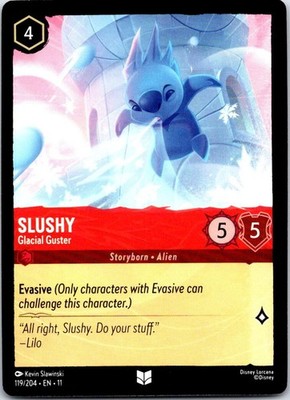 Slushy - Glacial Guster 119/204 Uncommon Winterspell Lorcana NM
