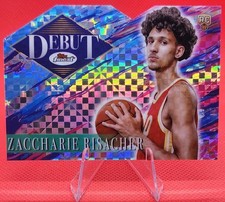 2024-25 Topps Finest - Debut Zaccharie Risacher #D-4 X-Fractor (RC)