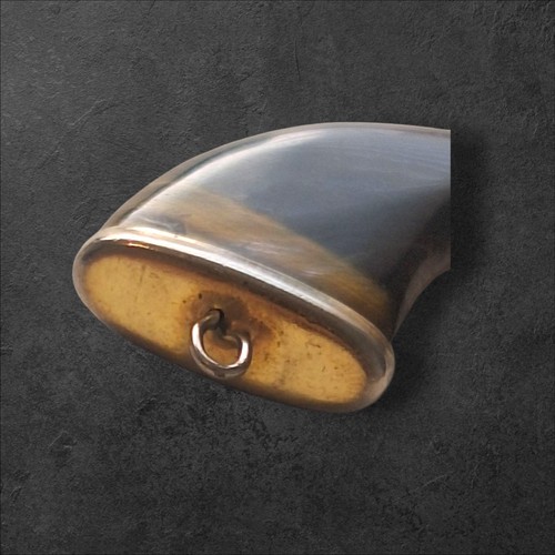 Vintage Fashion Carved Tooth Shaped Pendant Tiger Eye - Picture 3 of 5
