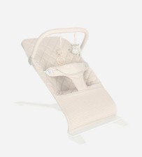 Baby Delight Alphine Deluxe Portable Bouncer Beige Linen Stripe