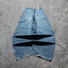 Baggy Tuf Wide Leg Jnco Style Big Pocket Skater Surf Y2k Vintage Jeans 34x32