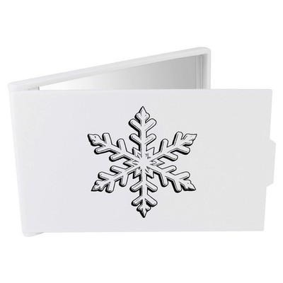 'Snowflake' Compact / Travel / Pocket Makeup Mirror (CM00046460)