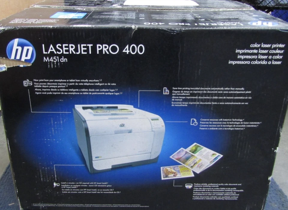 HP LaserJet Pro 400 Color M451dn - Image 2 of 3