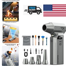 Compressed Air Duster 150000RPM Electric Air Blower with LED Display and Light