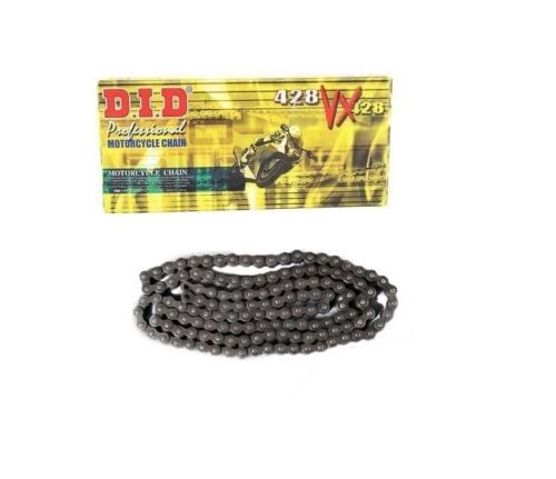 Chaîne DID 428VX 128 pas 428 pour moto Yamaha et Honda NX CLR