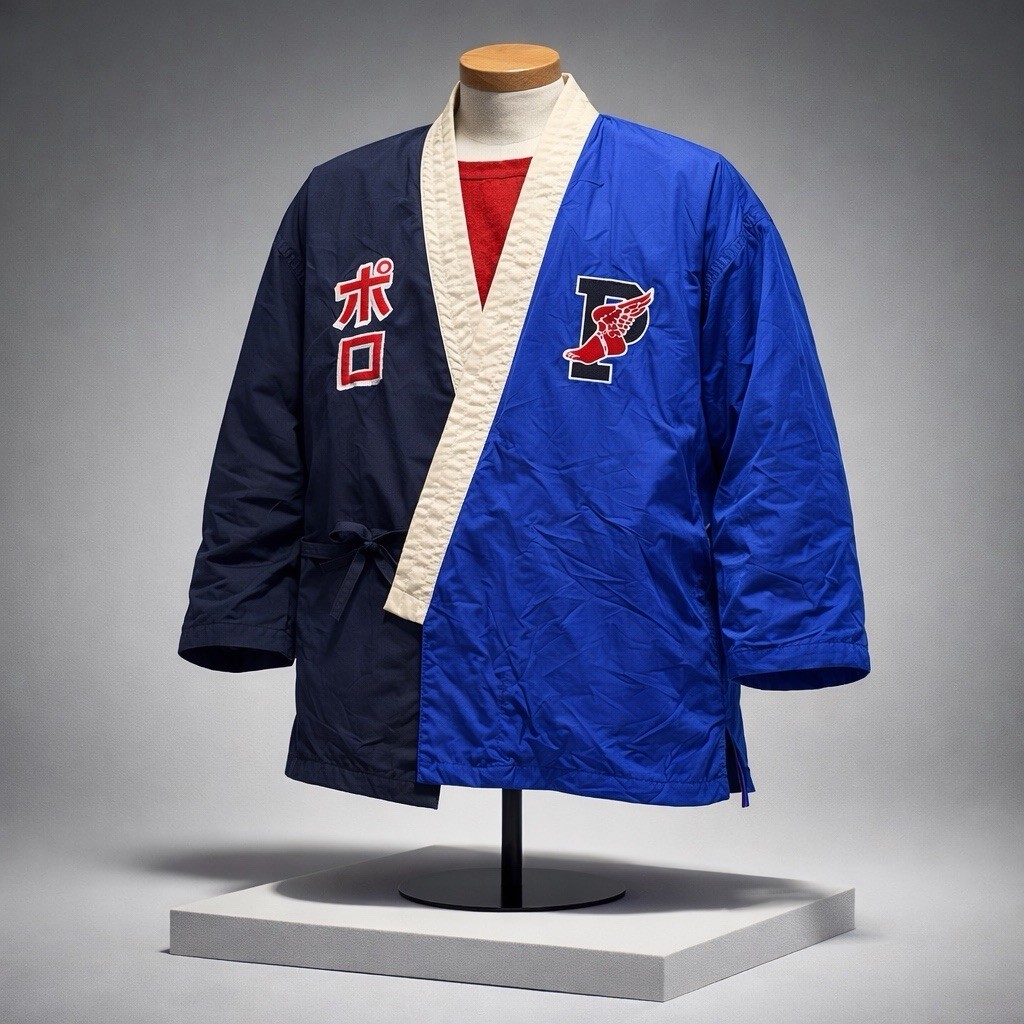 Polo Ralph Lauren 1992 Stadium "Sample Kimono" Limited Edition Tokyo USA Jacket image 3