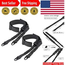 Lightweight Two Point Sling with Upgraded Hook - 1.5 Inch Wide Strap for Comfort