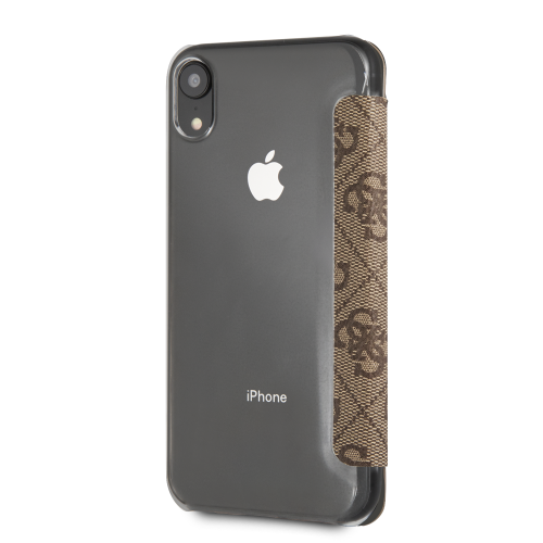 Guess 4G Monogram Koord Case iPhone 11/XR Hoesje Roze