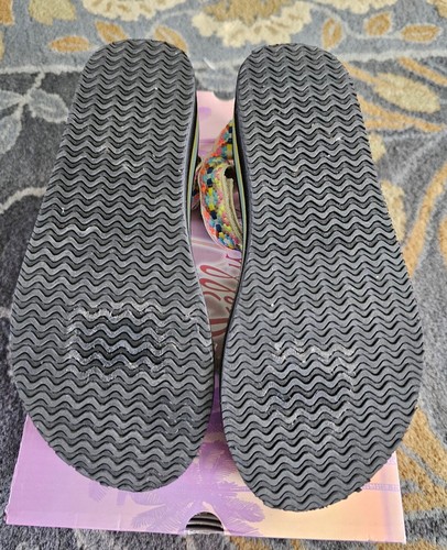 JellyPop Summer Sandals Pink MULTIcolor Platform SIZE 6 Strappy River Beach Lake - Picture 5 of 12