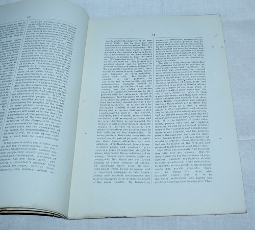 An Epistle of the First Presidency | *1886* LDS General Conference John Taylor - Picture 3 of 5