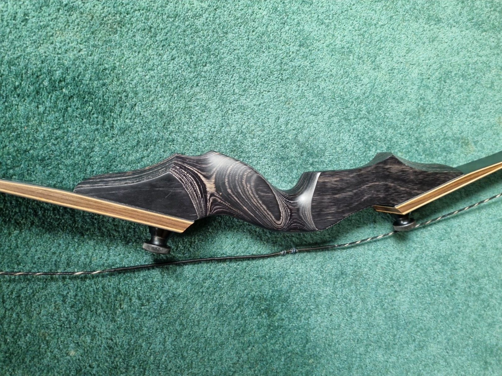 MANDARIN DUCK BLACK HUNTER MK11 TAKEDOWN RECURVE BOW 40LB WITH BOW BAG