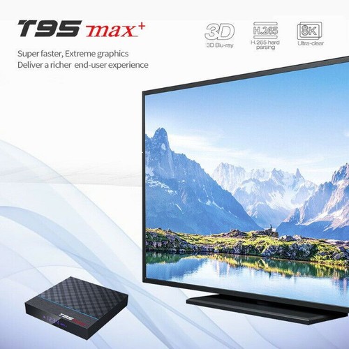 T95 MAX+ Plus 8K HDR 32GB 4GB DDR3 Android 9.0 Bluetooth Dual WiFi TV Media Box - Picture 5 of 14