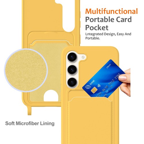 Boosting Heavy-Duty Silicone Bag Lanyard Case for Samsung Galaxy S23 Plus - 第 3/11 張圖片