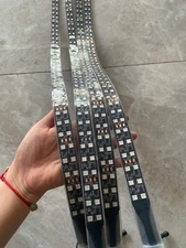 Double Row LED Strips 4PCS Kit 4FT + 6.5FT Underglow Chasing Light Bluetooth APP