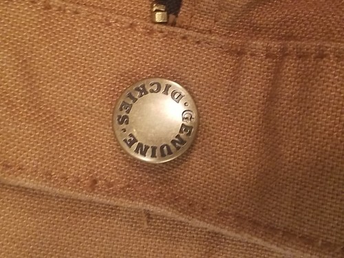 Pantalones de mezclilla Dickies de lona para carpintero ropa de trabajo para hombre 33x32* marrón duradero 32x30 - Imagen 8 de 12