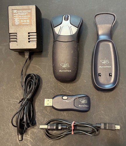 Gyration Portable Motion Sense Wireless Air Mouse GC15M