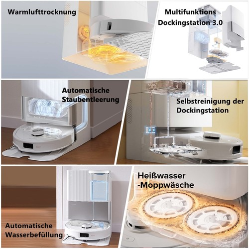 Roborock Qrevo Master Saugroboter mit Wischfunktion,All-in-One-Dock,10000Pa,NEU - Bild 5 von 10