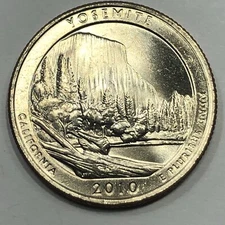 2010 P&D - Yosemite National Park ATB Quarter Dollar Set