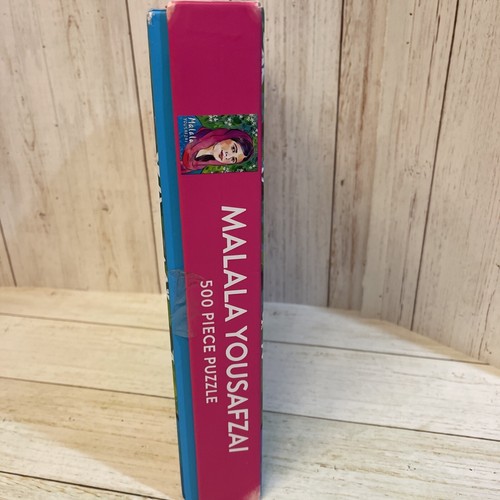 New Sealed 500 Piece MALALA YOUSAFZAI by Casey Krimmel Jigsaw Puzzle 18"X24" - Picture 5 of 5