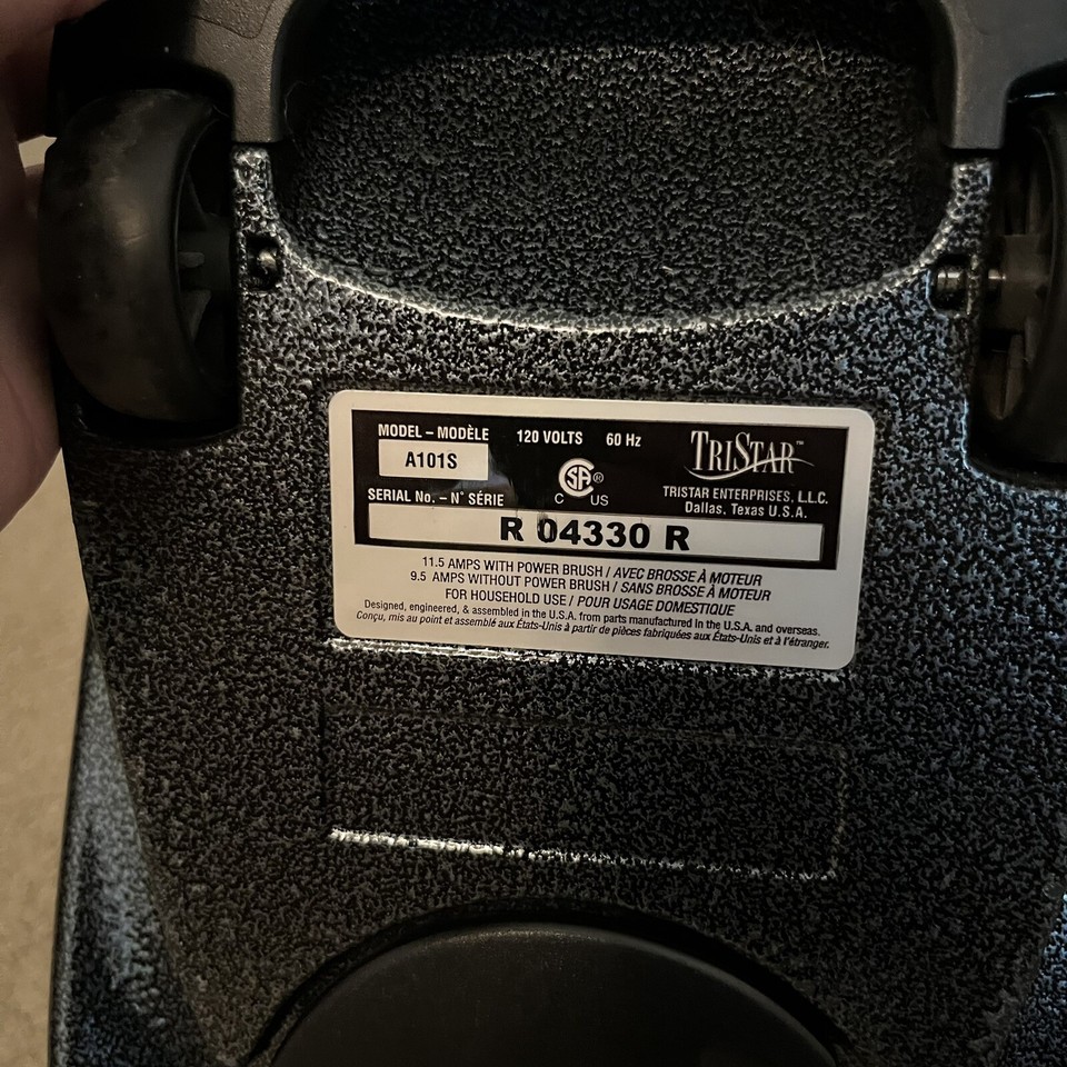 TriStar A101N Canister Vacuum eBay